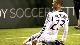 David Beckhams Best MLS Goal [upl. by Aener864]