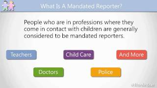 What Is A Mandated Reporter [upl. by Monagan]