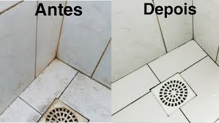 COMO LIMPAR E DESENCARDIR AZULEJO DE BANHEIRO sem esforço [upl. by Tocs]