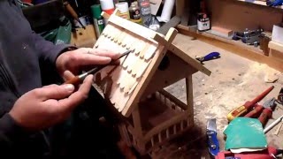 HOW TO MAKE BIRD HOUSE  FEEDER  Ako Vyrobit Vtaciu Budku  Krmitko [upl. by Eenat]