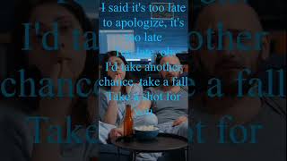 Its too late to apologizelyrics timbaland onerepublic whatsappstatusvideo [upl. by Harimas662]