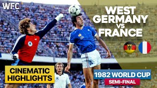 West Germany 33 France 54  1982 World Cup SemiFinal Match  Highlights amp Best Moments [upl. by Carlynne410]