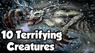 10 Terrifying Mythological Creatures From Around The World Mythology Explained [upl. by Atikin73]