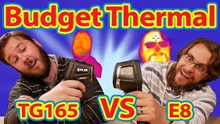 Thermal on a Budget  FLIR TG165 VS FLIR E8 [upl. by Kcirreg]