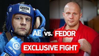 Aleksander Emelianenko vs Fedor EMELIANENKO uncommon EXCLUSIVE FIGHT between brothers [upl. by Nam]