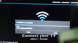 Vu Android TV  Miracast  Screen Mirroring Demo [upl. by Pace699]