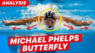 Michael Phelps PERFECT Butterfly Technique Analysis [upl. by Nirrek]