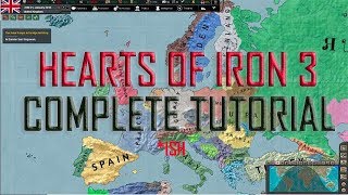 Hearts of Iron 3  Complete Tutorial ish [upl. by Adnirb607]