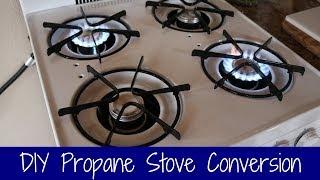 Off Grid Stove Conversion  Natural Gas to LPG [upl. by Baily616]