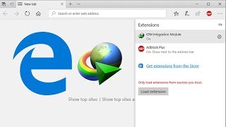 Install official MS Edge Browser IDM Integration Module [upl. by Judy]