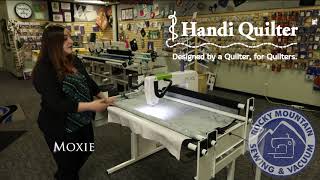 New affordable longarm quilting machine from Handi Quilter Meet Moxie [upl. by Lladnek]