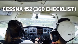 Cessna 152  360 Checklist Fliteline Aviation School [upl. by Anan]