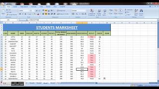 how to make student marksheet in MS excel I ResultRank amp Grade amp PIVOT TABLE  MY SMART COACHING [upl. by Freddie]