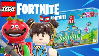 LEGO Fortnite Tomato Town  Fortnite Chapter 2 Season 7 LEGO Set  Custom Set [upl. by Helbon]