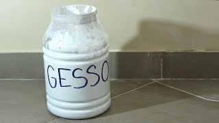 How to Make Gesso Simple  no PVA [upl. by Abbotson]