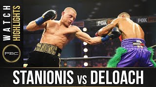 Stanionis vs DeLoach HIGHLIGHTS November 4 2020  PBC on FS1 [upl. by Arriec]