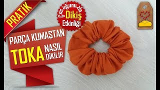 KUMAŞ TOKA NASIL YAPILIR – ÇOCUĞUNUZLA DİKİŞ ETKİNLİĞİ  HOW TO MAKE FABRİC HAİRPİN  Dikiş Hocam [upl. by Rramel10]