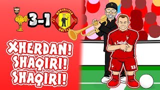 🎺SHAQIRI SHAQIRI🎺 31 Liverpool vs Man Utd Song Parody Goals Highlights 2018 [upl. by Ennayram37]