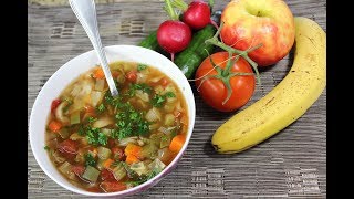 EASY and HEALTHY Cabbage Soup  6 ingredients  The Recipe Rebel [upl. by Phillipp]