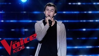 Claude François – Le chanteur malheureux  Jérémy  The Voice Kids 2020  Blind Audition [upl. by Anirhtak]