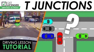 Basic T Junctions  Driving Tutorial  Updated 2024 [upl. by Elmira]