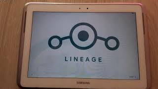 How to upgrade Android in Samsung Galaxy Note GTN8010  Lineage OS 160 2021 [upl. by Mckale]