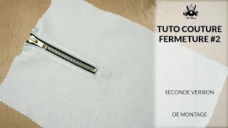 Tuto Couture  la fermeture à glissière  version 2 [upl. by Pilihp]