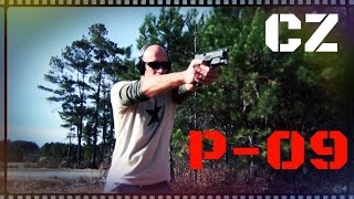 CZ P09 Full Size 9mm Handgun Review HD [upl. by Ahsito]