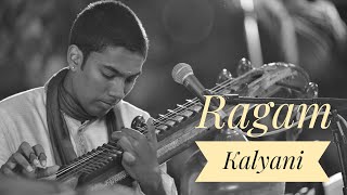 Raga Kalyani — Ramana Balachandhran  Carnatic Veena [upl. by Acinonrev]