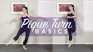 Pique Turn Basics for Ballet [upl. by Mistrot815]