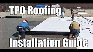 quotHow to Install TPO Roofingquot by RoofRepair101 [upl. by Holihs]