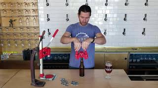 How to Use a Bottle Capper  Home Brewing Co [upl. by Homovec863]