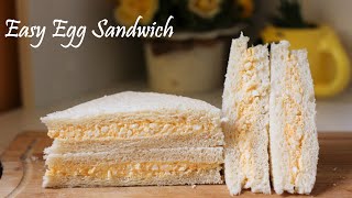 Boiled Egg Sandwich Recipe  Egg Sandwich [upl. by Zizaludba]