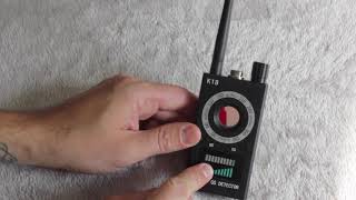 Bug sweep my own house using the K18 RF Detector Should you buy [upl. by Esemaj]