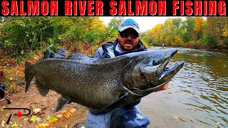 Salmon Fishing New Yorks World Famous Salmon River [upl. by Anelim855]