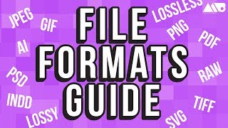 Image File Formats for Design Explained [upl. by Rosio]