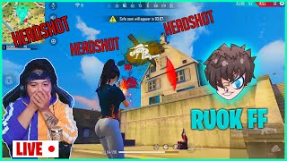 Junior Reacts To RUOK FF Gameplay First Time On Live Stream  Garena Freefire [upl. by Kreindler]