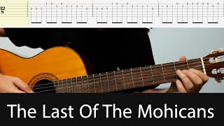 The Last Of The Mohicans Guitar Lesson With Tabs [upl. by Shushan98]