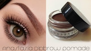 How To Use ABH Dipbrow Pomade Eyebrow Tutorial [upl. by Aman]