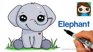 How to Draw an Elephant Easy [upl. by Lozano]