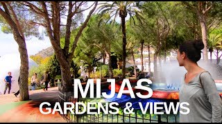 4K Mijas 2019 Malaga Spain Tour  Bullring area gardens and views [upl. by Nameerf]