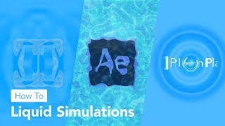 Beautiful liquid simulations using Caustics and Wave World  After Effects Tutorial [upl. by Enalahs]