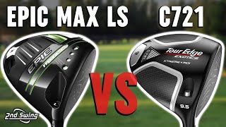 Golf Drivers Comparison  Tour Edge Exotics C721 vs Callaway Epic Max LS [upl. by Ellasal]