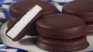 Peppermint Patties Recipe Demonstration  Joyofbakingcom [upl. by Enaerb]