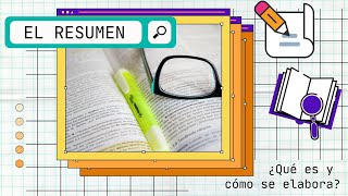 EL RESUMEN ¿Qué es y cómo se elabora✍ [upl. by Harden]