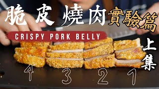 脆皮燒肉 上集《實驗篇》｜4種處理豬皮作法 最酥脆又彈牙的竟是「它」｜同時比較試吃才準！ [upl. by Cassiani876]