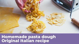 HOMEMADE PASTA DOUGH  Original Italian recipe [upl. by Savart]