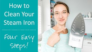 How to Clean Your Steam Iron Plate [upl. by Dogs]