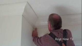 How To Install Ceiling Crown Molding [upl. by Demott]