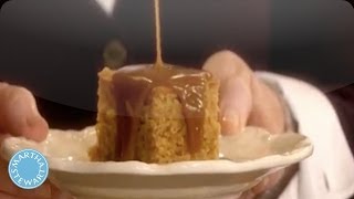 How to Make a Sticky Toffee Pudding  Martha Stewart [upl. by Oslec]